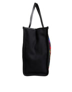 Multicolor Graphic Printed Top Handle Shopping Tote Bag