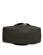 Military Green Nylon Shoulder Strap Tote Bag