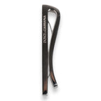 Silver Tone Brass Logo Branded Tie Clip Bar