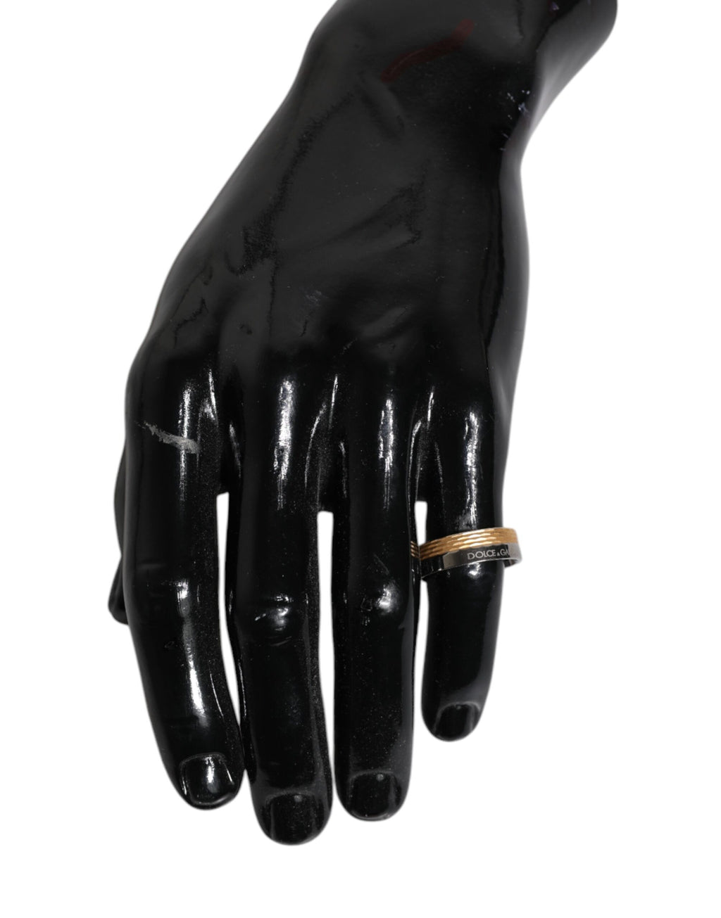 Gold Silver Tone Real Brass DG Logo Ring