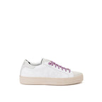 White Leather Athletic Sneakers