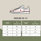 White Leather Athletic Sneakers