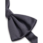 Gray Silk Bowtie