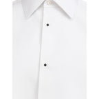 White Cotton Dress Shirt