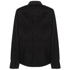 Black Cotton Dress Shirt