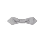 Gray Silk Bowtie
