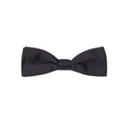 Black Silk Bowtie