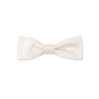 White Silk Bowtie