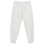 White Cotton Athletic Pants
