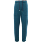 Blue Cotton Athletic Pants