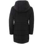 Black Polyamide Full-Length Jacket