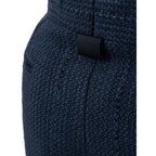 Blue Marabou Casual Pants