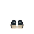 Black Suede Leather Athletic Sneakers