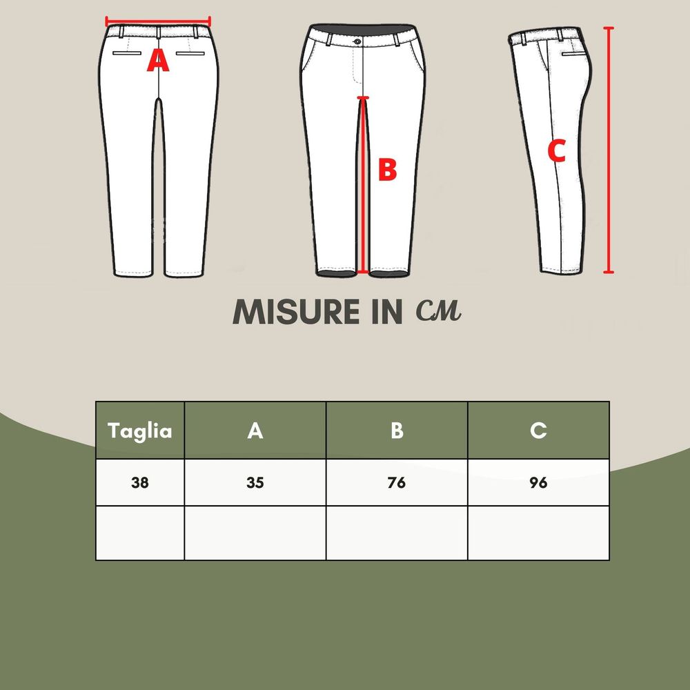 Brown Cotton Chino Pants