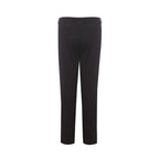 Black Cotton Chino Pants