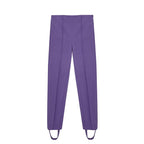Purple Viscose Athletic Pants