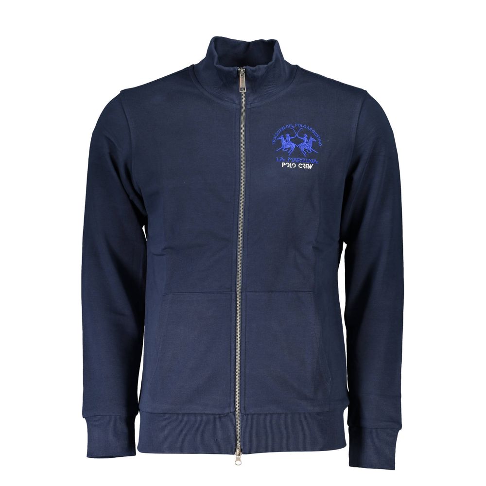 Blue Cotton Men's Sweatshirt