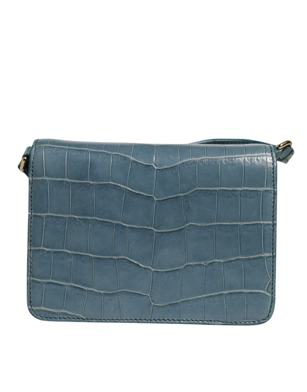 Green Exotic Leather DG Plaque Crossbody Mini Bag