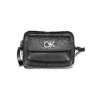 Black Polyester Women's Shoulder Bag