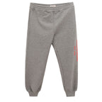 Gray Cotton Athletic Pants