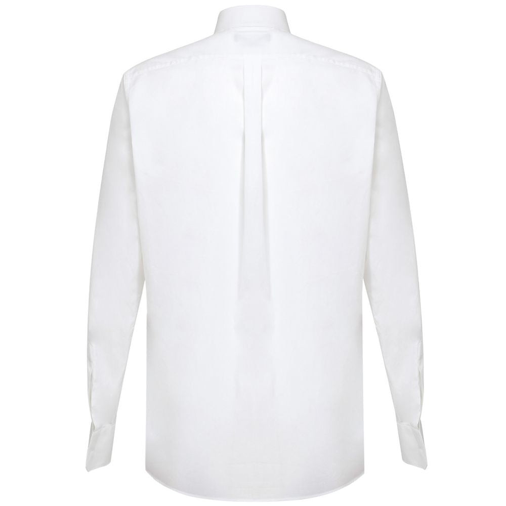 White Cotton Dress Shirt