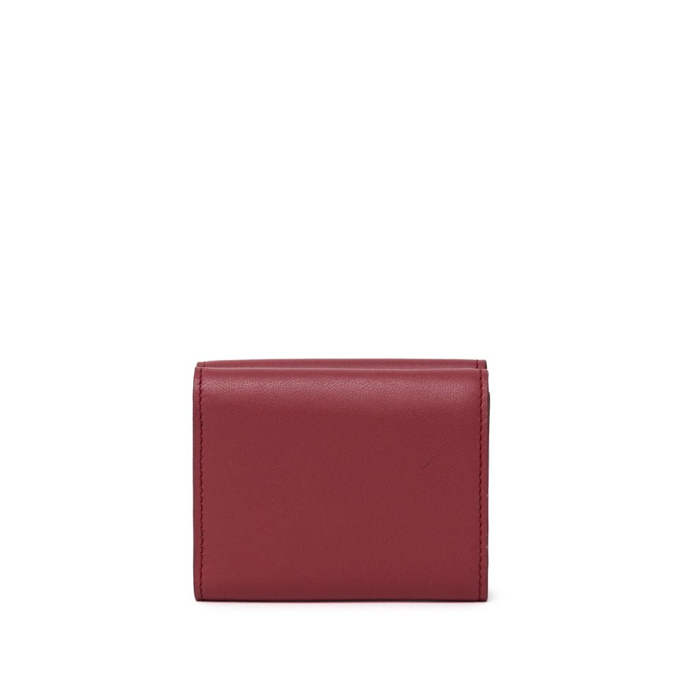 Red Calfskin Wallet