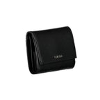 Black Polyurethane Women Wallet