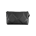 Black Polyester Women Shoulder Bag