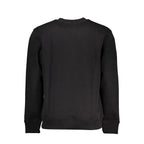 Black Cotton Men's Sweatshirt