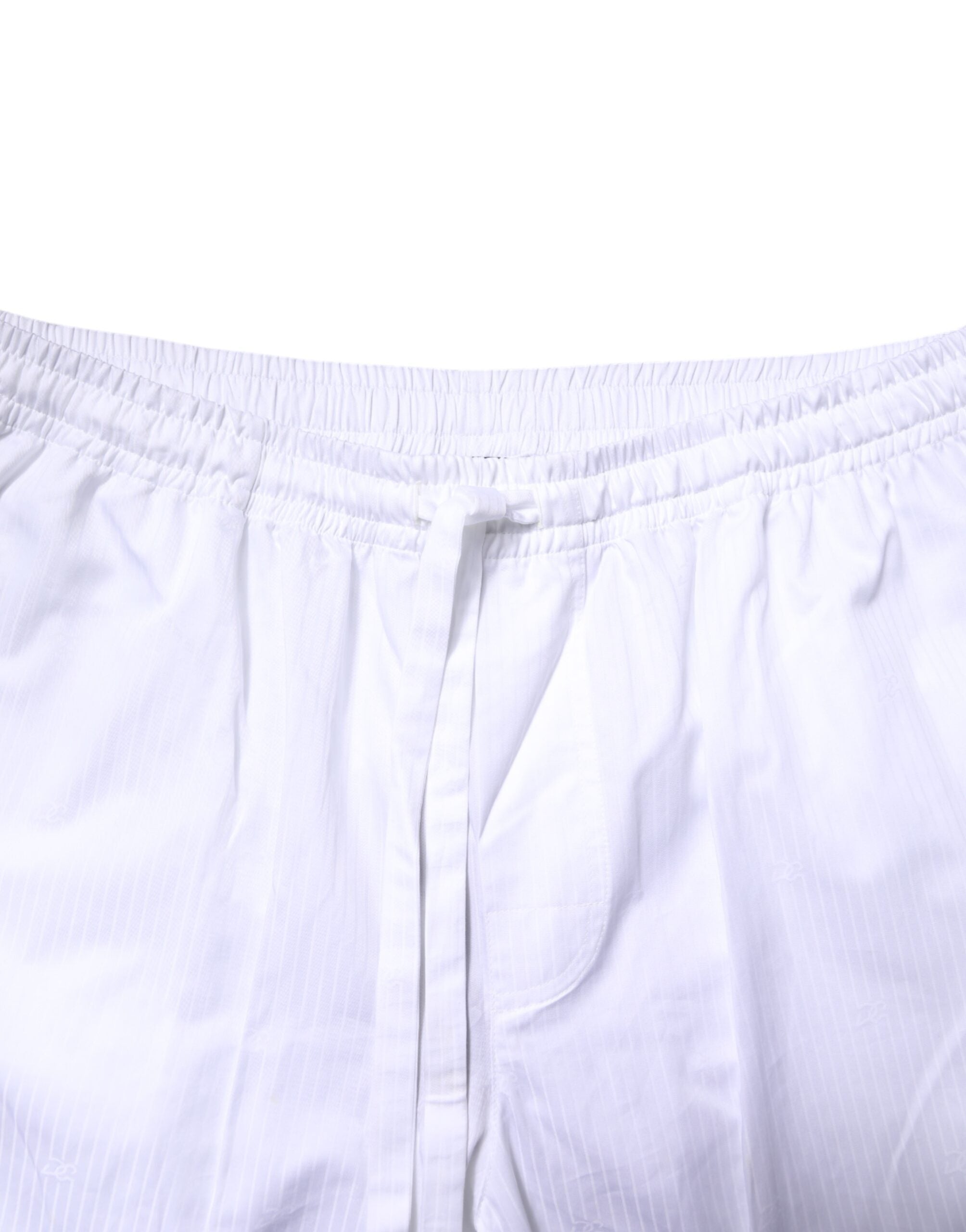 White Cotton Shirt Pants Pajama Set Sleepwear