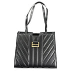 Nero Polyurethane Women Handbag