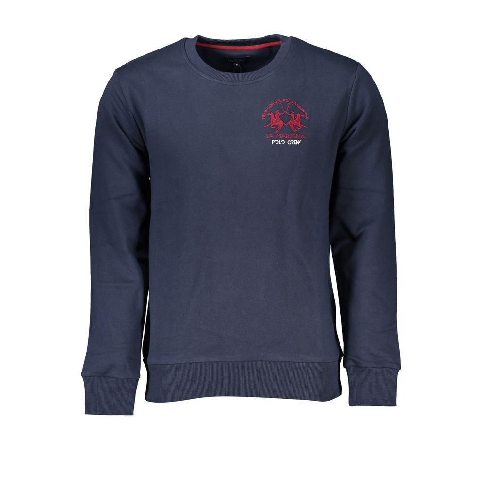 Blue Cotton Men's Sweatshirt