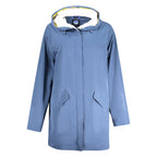 Blu Polyester Women's Parka