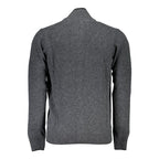 Grigio Poliammide Men Cardigan
