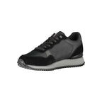 Black Polyester Sneaker