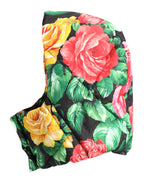 Multicolor Floral Print Whole Head Wrap Hat