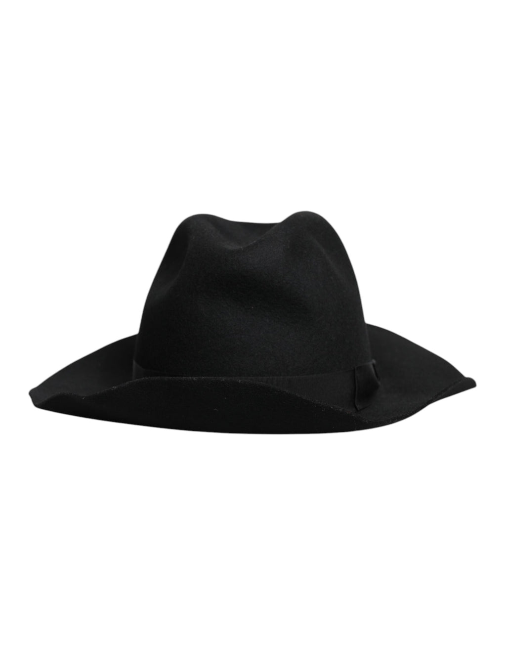 Black Wide Brim Trilby Fedora Hat