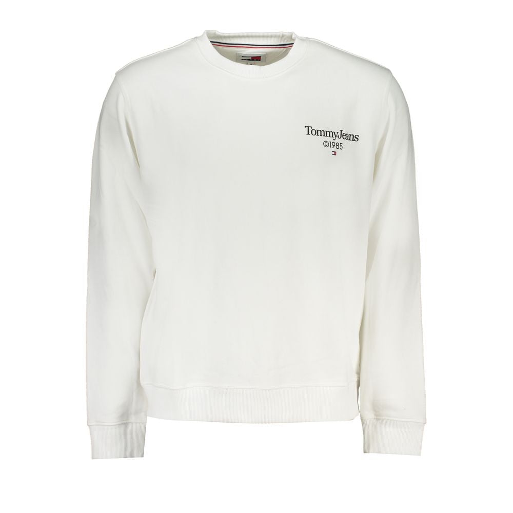 White Cotton Men's Sweatshirt