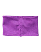 Purple Nylon Stretch Women Neck Warmer Scarf