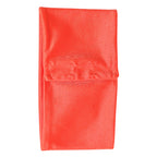 Orange Nylon Stretch Women Neck Warmer Scarf