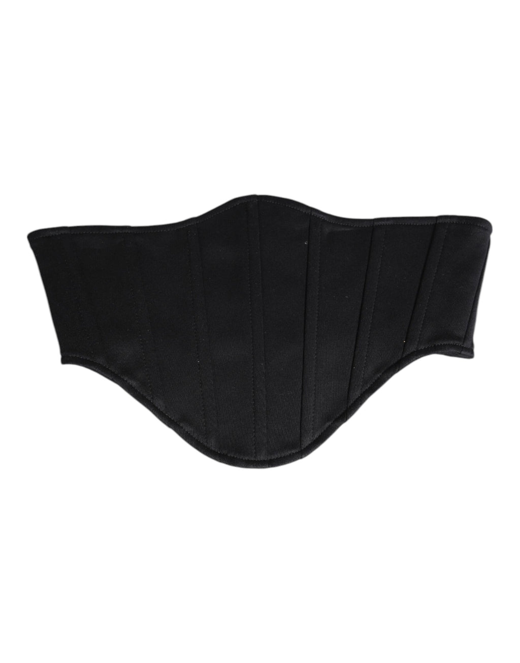 Black Cotton Waist Tuxedo Belt Cummerbund