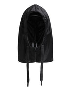 Black Polyester Whole Head Wrap Hat