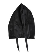 Black Polyester Whole Head Wrap Hat