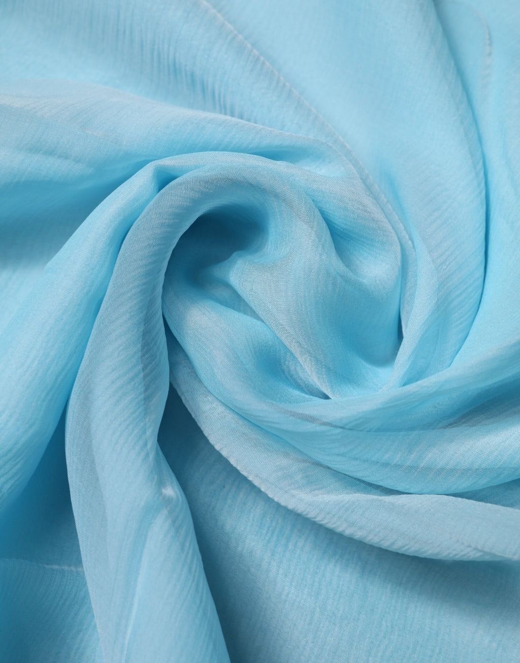 Light Blue Silk Rectangle Wrap Shawl Scarf