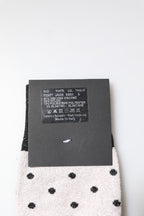 Gray Viscose Stretch Dotted Socks