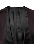 Maroon Wool Waistcoat Dress Formal Vest