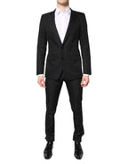 Black Single Breasted Formal 2 Piece Suit