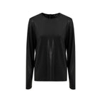 Black Viscose Long Sleeve