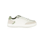 White Polyurethane Men Sneaker