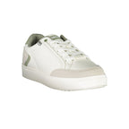 White Polyurethane Men Sneaker